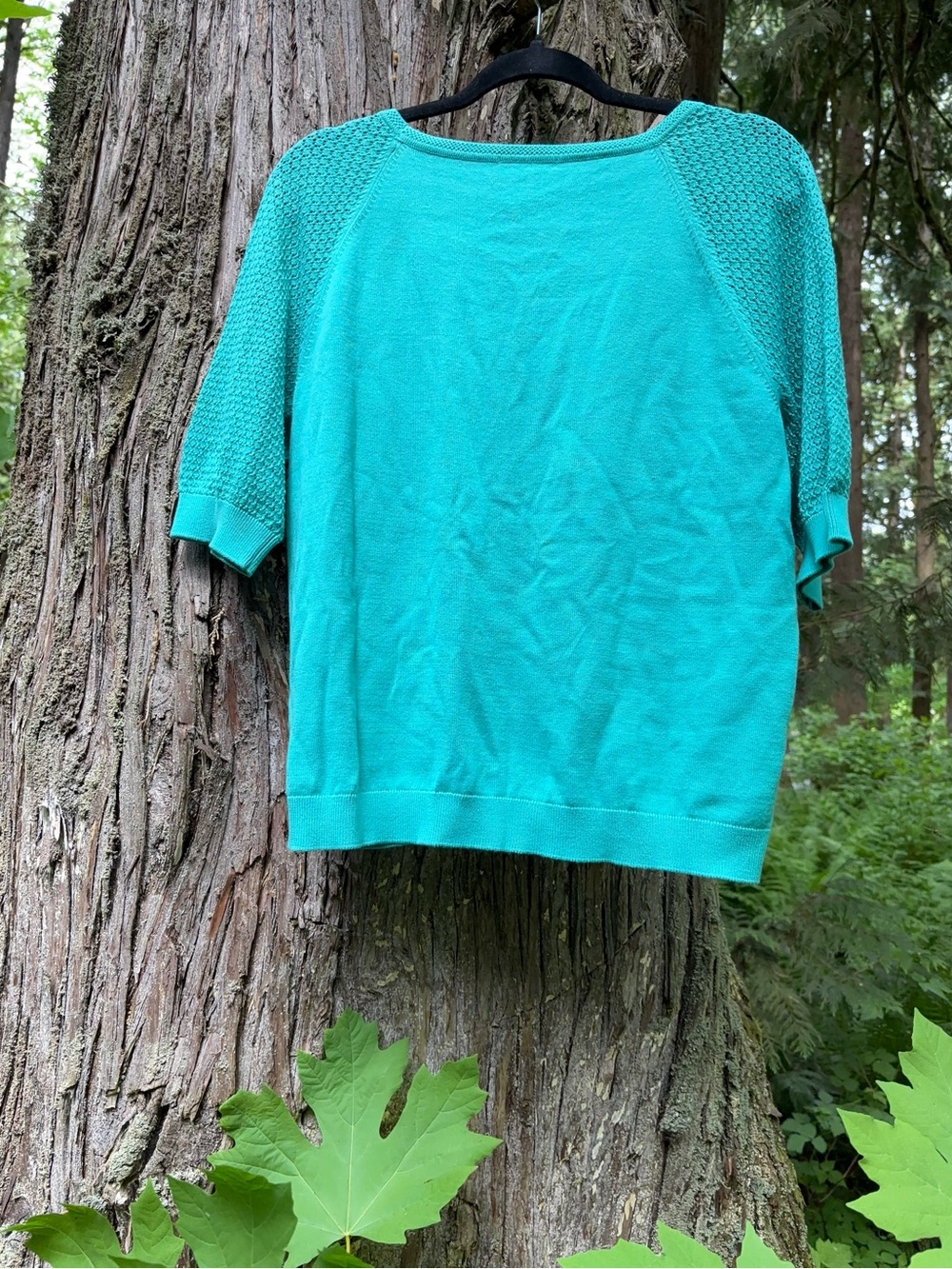 Northern Reflections Turquoise Knit Top - Picture 5 of 7